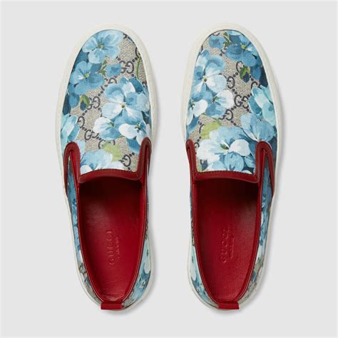 gucci bloom slip on sneakers|slip on gucci price.